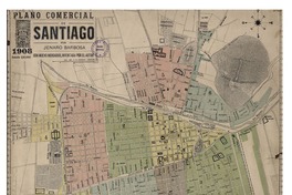 Plano comercial de Santiago