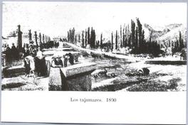 [Vista de los Tajamares del Río Mapocho, 1800]