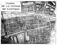 Plano de la Ciudad de Santiago