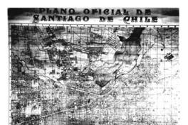 Plano oficial de Santiago de Chile, 1a. edición-1946
