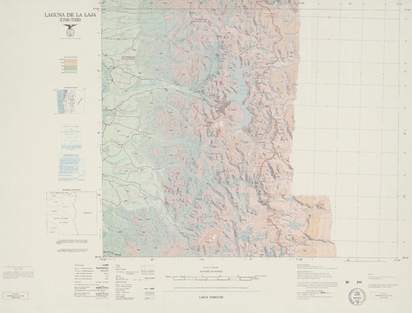 Laguna de La Laja 3700-7030 : carta terrestre