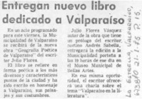 Entregan nuevo libro dedicado a Valparaíso.