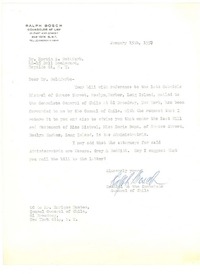 [Carta] 1957 jan. 15, New York [a] Dr. Martin L. Goldfarb, New York