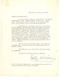 [Carta] 1965 feb. 23, Montevideo, [Uruguay] [a] Doris Dana, [New York]