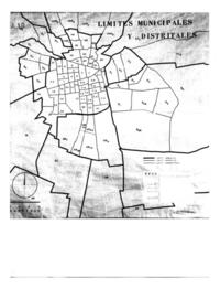 Límites municipales y distritales, Santiago 1952