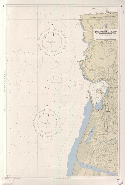Puerto San Antonio  [material cartográfico] por el Instituto Hidrográfico de la Armada de Chile.