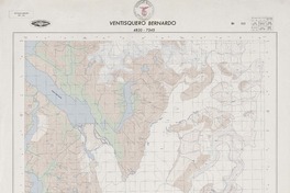 Ventisquero Bernardo 4830 - 7340 [material cartográfico] : Instituto Geográfico Militar de Chile.