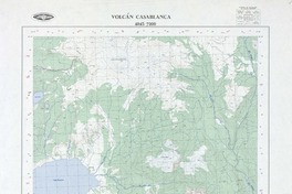 Volcán Casablanca 4045 - 7200 [material cartográfico] : Instituto Geográfico Militar de Chile.