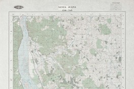 Santa Juana 3700 - 7245 [material cartográfico] : Instituto Geográfico Militar de Chile.