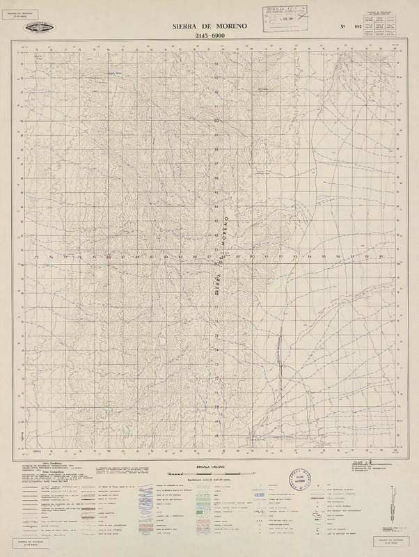 Sierra de Moreno 2145 - 6900 [material cartográfico] : Instituto Geográfico Militar de Chile.