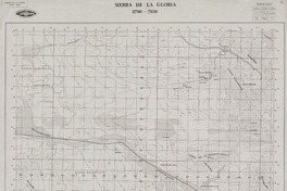 Sierra de la Gloria 2700 - 7030 [material cartográfico] : Instituto Geográfico Militar de Chile.