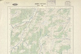 Sierra Nevada 3830 - 7115 [material cartográfico] : Instituto Geográfico Militar de Chile.