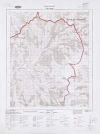 Tupungato 3315 - 6945 [material cartográfico] : Instituto Geográfico Militar de Chile.
