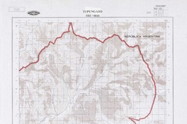 Tupungato 3315 - 6945 [material cartográfico] : Instituto Geográfico Militar de Chile.