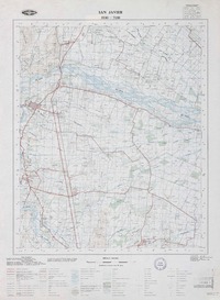 San Javier 3530 - 7130 [material cartográfico] : Instituto Geográfico Militar de Chile.