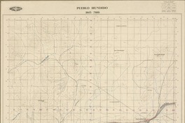Pueblo Hundido 2615 - 7000 [material cartográfico] : Instituto Geográfico Militar de Chile.