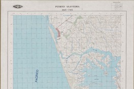 Puerto Saavedra 3845 - 7315 [material cartográfico] : Instituto Geográfico Militar de Chile.