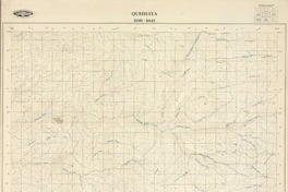 Quehuita 2100 - 6845 [material cartográfico] : Instituto Geográfico Militar de Chile.