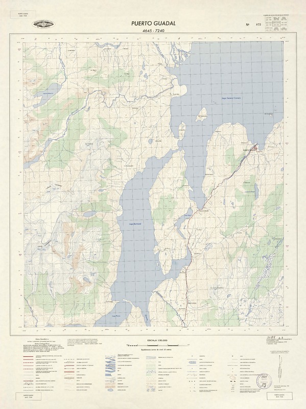 Puerto Guadal 4645 - 7240 [material cartográfico] : Instituto Geográfico Militar de Chile.