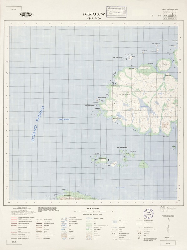Puerto Low 4345 - 7400 [material cartográfico] : Instituto Geográfico Militar de Chile.