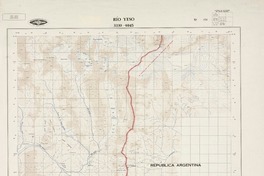 Río Yeso 3330 - 6945 [material cartográfico] : Instituto Geográfico Militar de Chile.