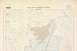 Salar de San Martín o Carcote 2115 - 6815 [material cartográfico] : Instituto Geográfico Militar de Chile.