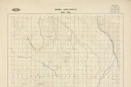 Sierra Merceditas 2630 - 7000 [material cartográfico] : Instituto Geográfico Militar de Chile.