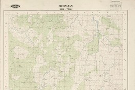 Pichaman 3515 - 7200 [material cartográfico] : Instituto Geográfico Militar de Chile.