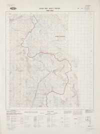 Paso del Agua Negra 3000 - 6945 [material cartográfico] : Instituto Geográfico Militar de Chile.
