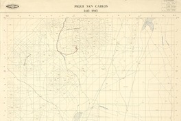 Pique San Carlos 2415 - 6845 [material cartográfico] : Instituto Geográfico Militar de Chile.