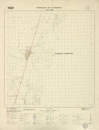 Portezuelo de Guaitiquina 2330 - 6700 [material cartográfico] : Instituto Geográfico Militar de Chile.