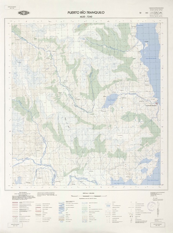 Puerto Río Tranquilo 4630 - 7240 [material cartográfico] : Instituto Geográfico Militar de Chile.