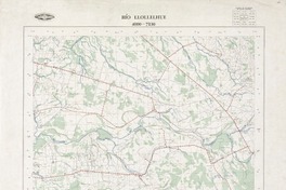 Río Llollelhue 4000 - 7230 [material cartográfico] : Instituto Geográfico Militar de Chile.