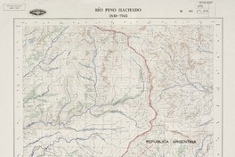 Río Pino Hachado 3830 - 7045 [material cartográfico] : Instituto Geográfico Militar de Chile.