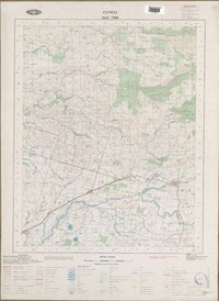 Cunco 3845 - 7200 [material cartográfico] : Instituto Geográfico Militar de Chile.