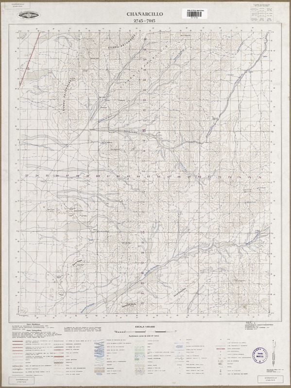 Chañarcillo 2745 - 7015 [material cartográfico] : Instituto Geográfico Militar de Chile.