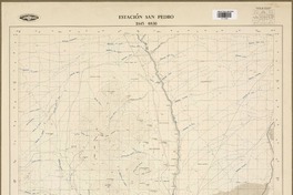 Estación San Pedro 2145 - 6830 [material cartográfico] : Instituto Geográfico Militar de Chile.
