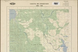 Laguna de Chaiguaco 4300 - 7400 [material cartográfico] : Instituto Geográfico Militar de Chile.