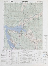 El Manzano (34°00' - 71°15') [material cartográfico] : Instituto Geográfico Militar de Chile.