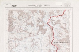 Cordillera de los Piuquenes 3300 - 7000 [material cartográfico] : Instituto Geográfico Militar de Chile.