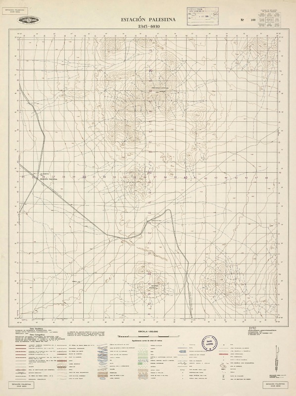 Estación Palestina 2345 - 6930 [material cartográfico] : Instituto Geográfico Militar de Chile.