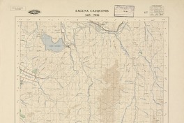Laguna Cauquenes 3415 - 7030 [material cartográfico] : Instituto Geográfico Militar de Chile.