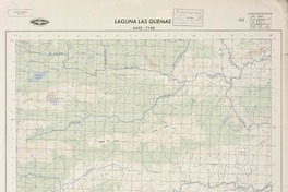 Laguna Las Quemas 4430 - 7140 [material cartográfico] : Instituto Geográfico Militar de Chile.
