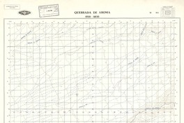 Quebrada de Aroma 1930 - 6930 [material cartográfico] : Instituto Geográfico Militar de Chile.