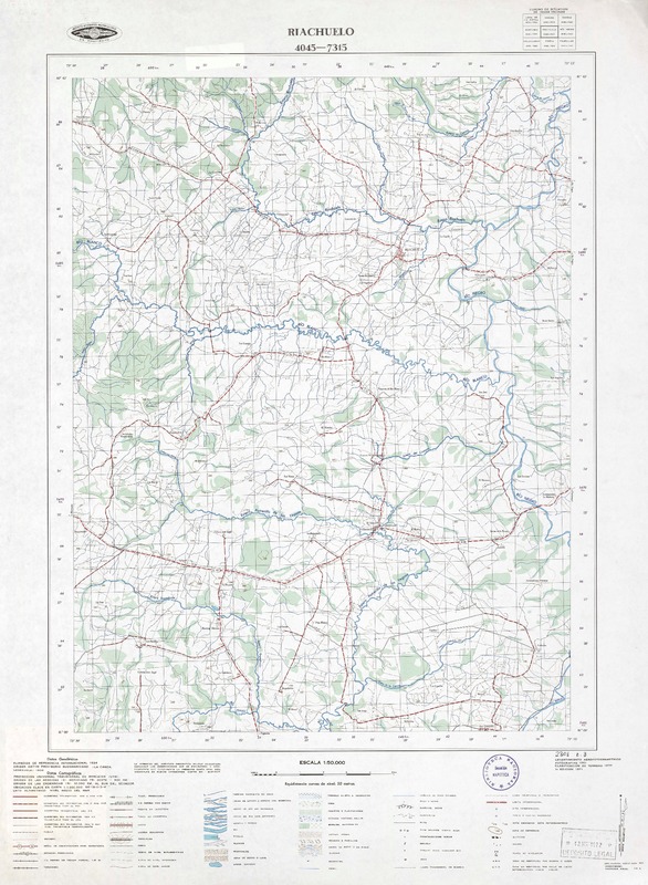 Riachuelo 4045 - 7315 [material cartográfico] : Instituto Geográfico Militar de Chile.