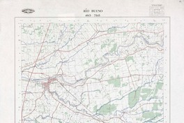 Río Bueno 4015 - 7245 [material cartográfico] : Instituto Geográfico Militar de Chile.