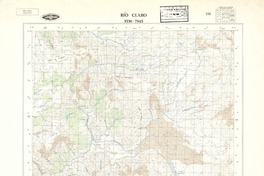 Río Claro 3530 - 7045 [material cartográfico] : Instituto Geográfico Militar de Chile.
