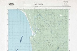 Río Colún 4000 - 7330 [material cartográfico] : Instituto Geográfico Militar de Chile.