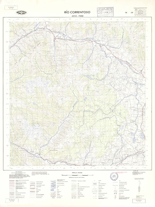 Río Correntoso 4515 - 7200 [material cartográfico] : Instituto Geográfico Militar de Chile.