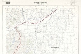 Río de Las Nieves 4645 - 7140 [material cartográfico] : Instituto Geográfico Militar de Chile.